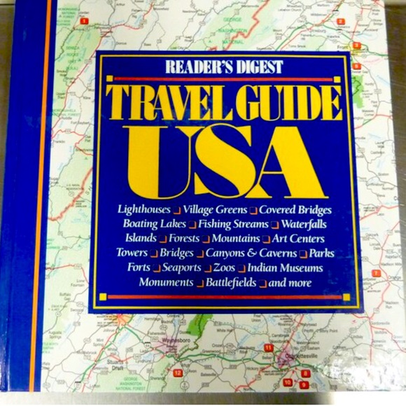 Reader's Digest Hardcover Travel Guide USA Maps Road Trip Destinations 432 pgs - Picture 1 of 7